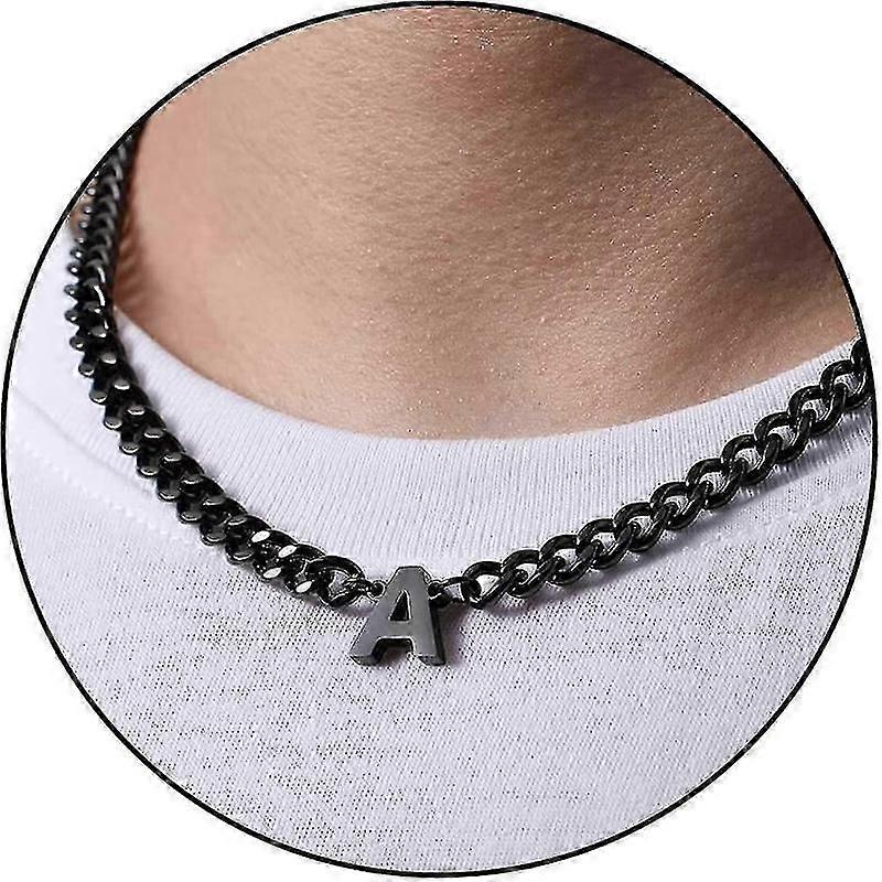 Collier unisexe en acier inoxydable à maillons cubains, 45,7 + 5 cm (18 + 2 pouces), 6,5 mm