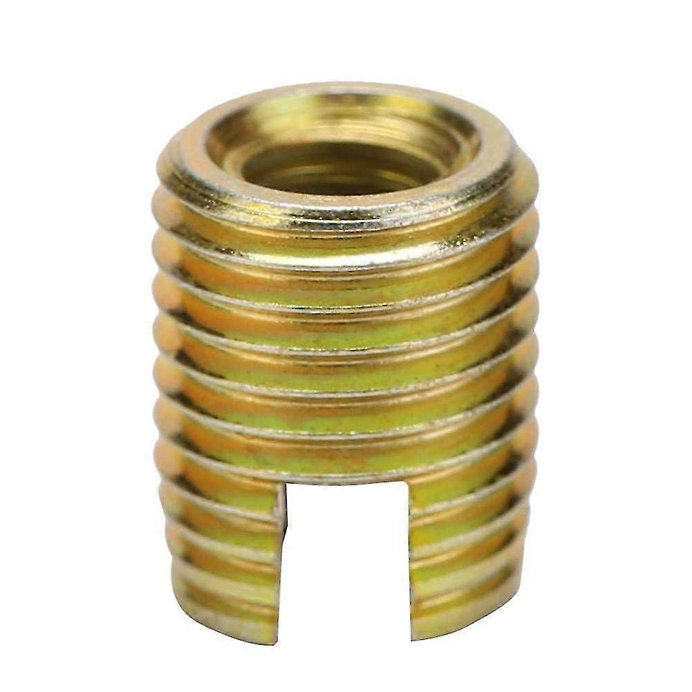 M12 to M8 Thread Adapter - Thread Inserts 20Pcs 302 Carbon Steel Self-Tapping Thread Insert Screw Repairing Accessories(Inner M81.25 Outer M121.5: 15m