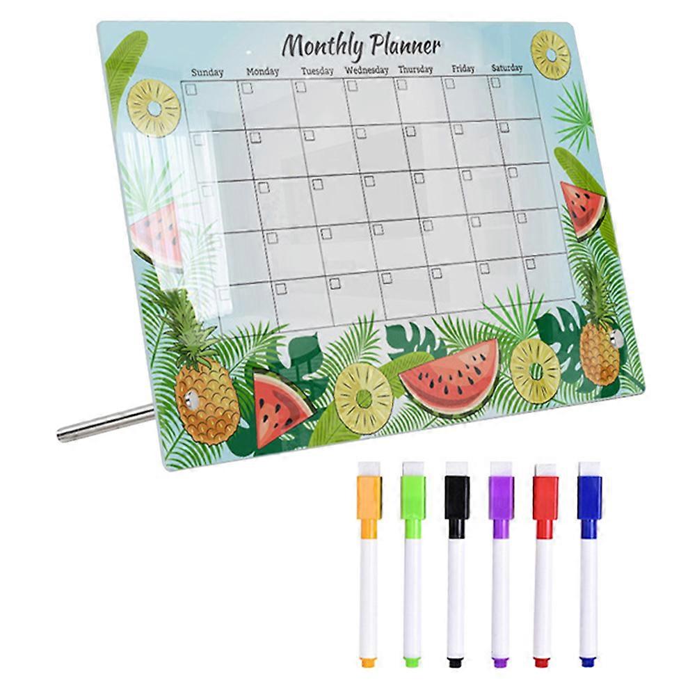 Acrylic Writing Board Desktop Message Board 5Sets for Weekly Planning