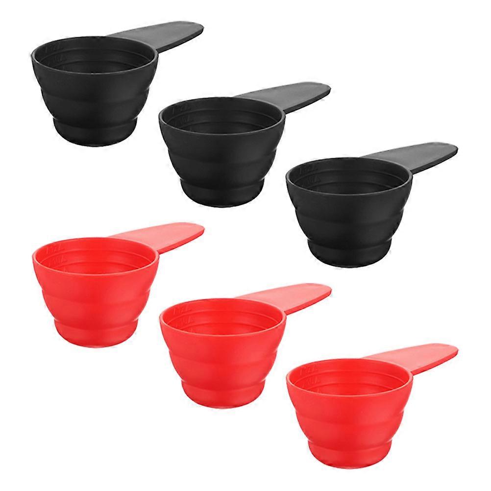 Baking Measuring Spoons 6Pcs Plastic for Accurate Coffee Scooping