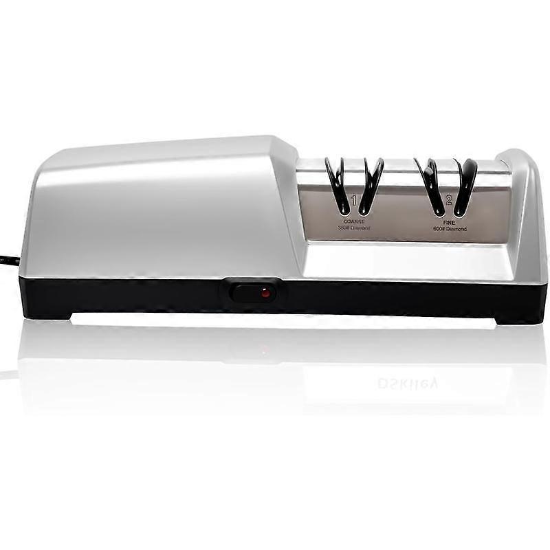 Electric  Sharpener for Kitchen , Professional 2-Stage Sharpener with   Abrasive, 20? Precision Angle Guide, Quickly Sharpens, Repairs & Res