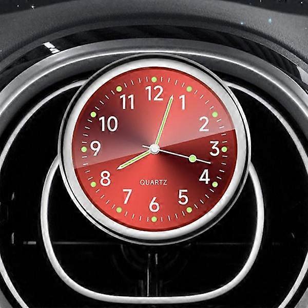 Car clock Quartz clock RED Red