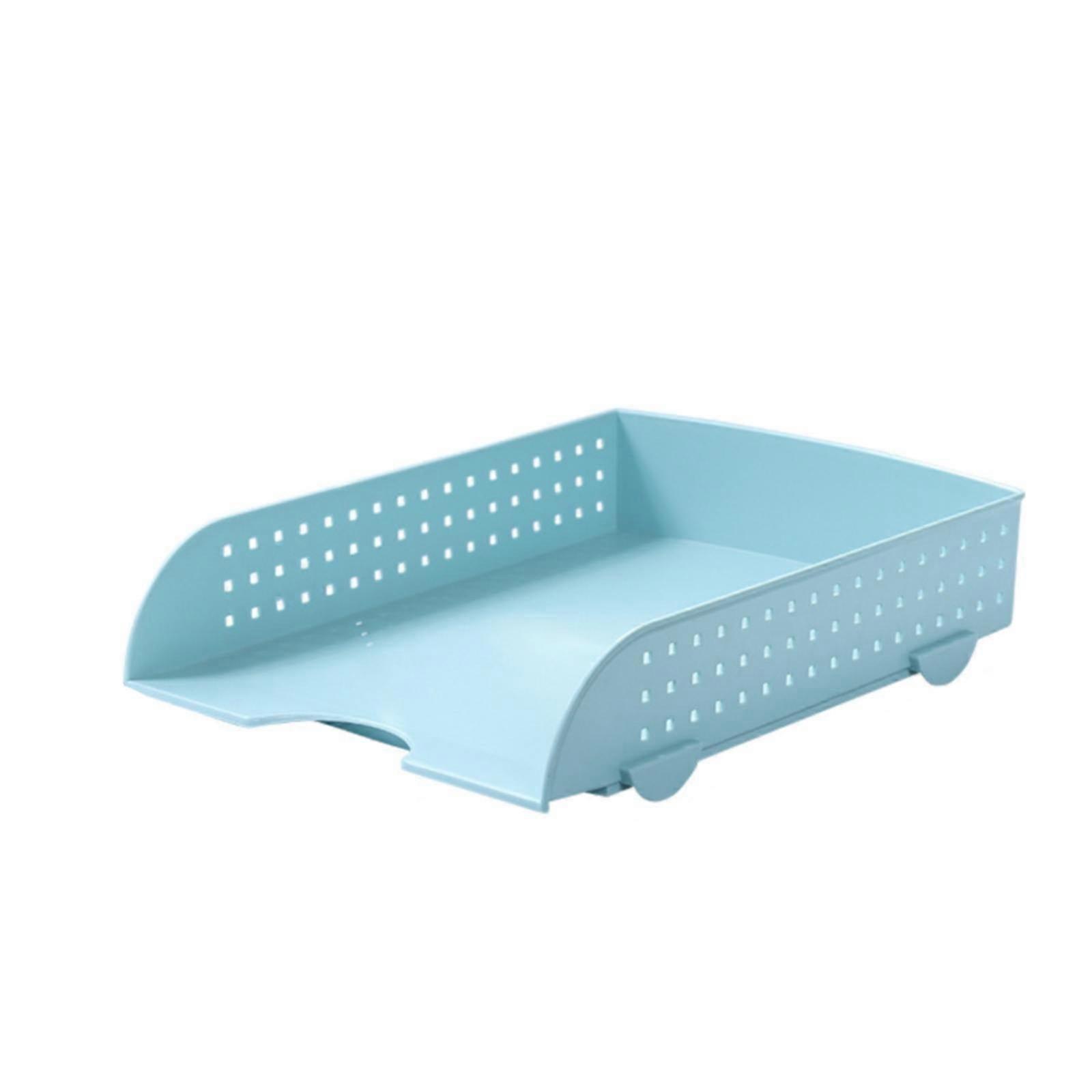 Witspace Stackable Paper Trays, Rectangular Desktop Document Organizer Compatible with Office & Classroom