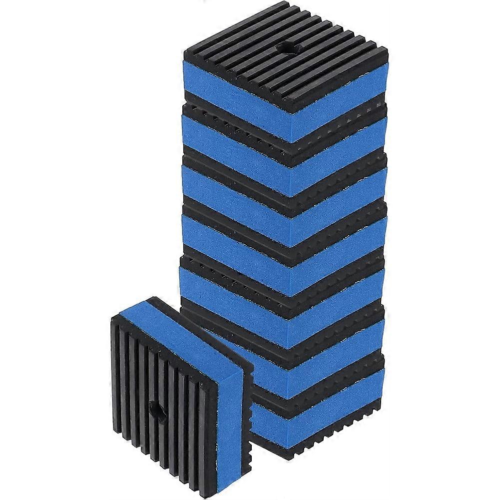 Anti Vibration Pads, 2" X 2" X 7/8" Vibration Damping Pads Sound Isolation Ribbed Rubber Mats for Washing Machine
