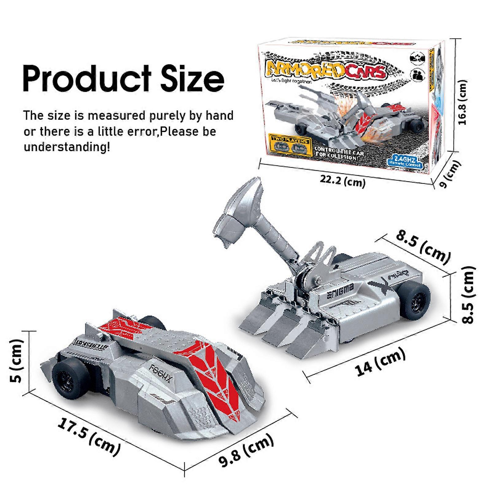 Rc Tanks 2.4G Dual Control Mode Armored Vehicle Remote Control Toy Hot