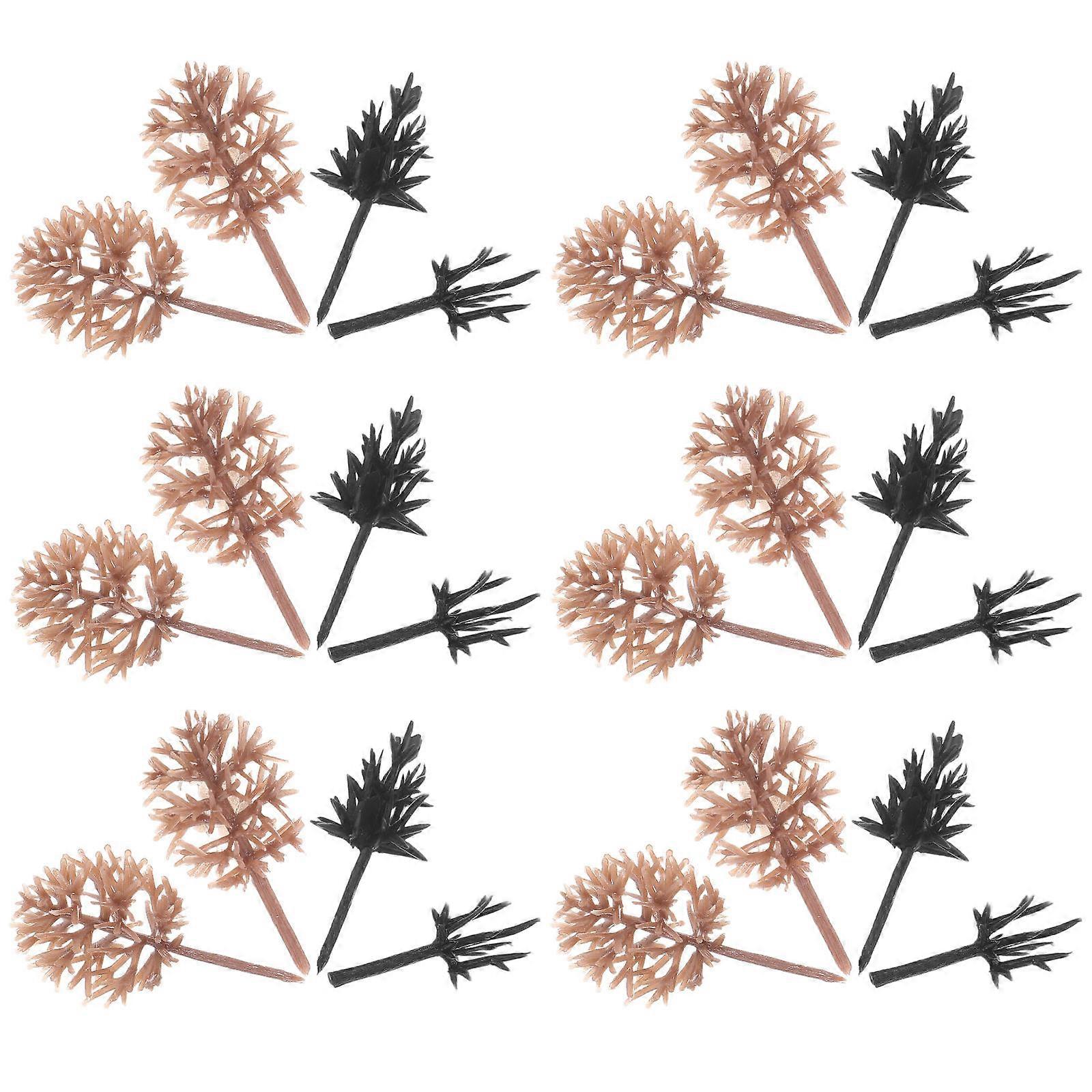 Miniature Model Trees Model Trees for DIY Use 116Pcs Plastic Assorted