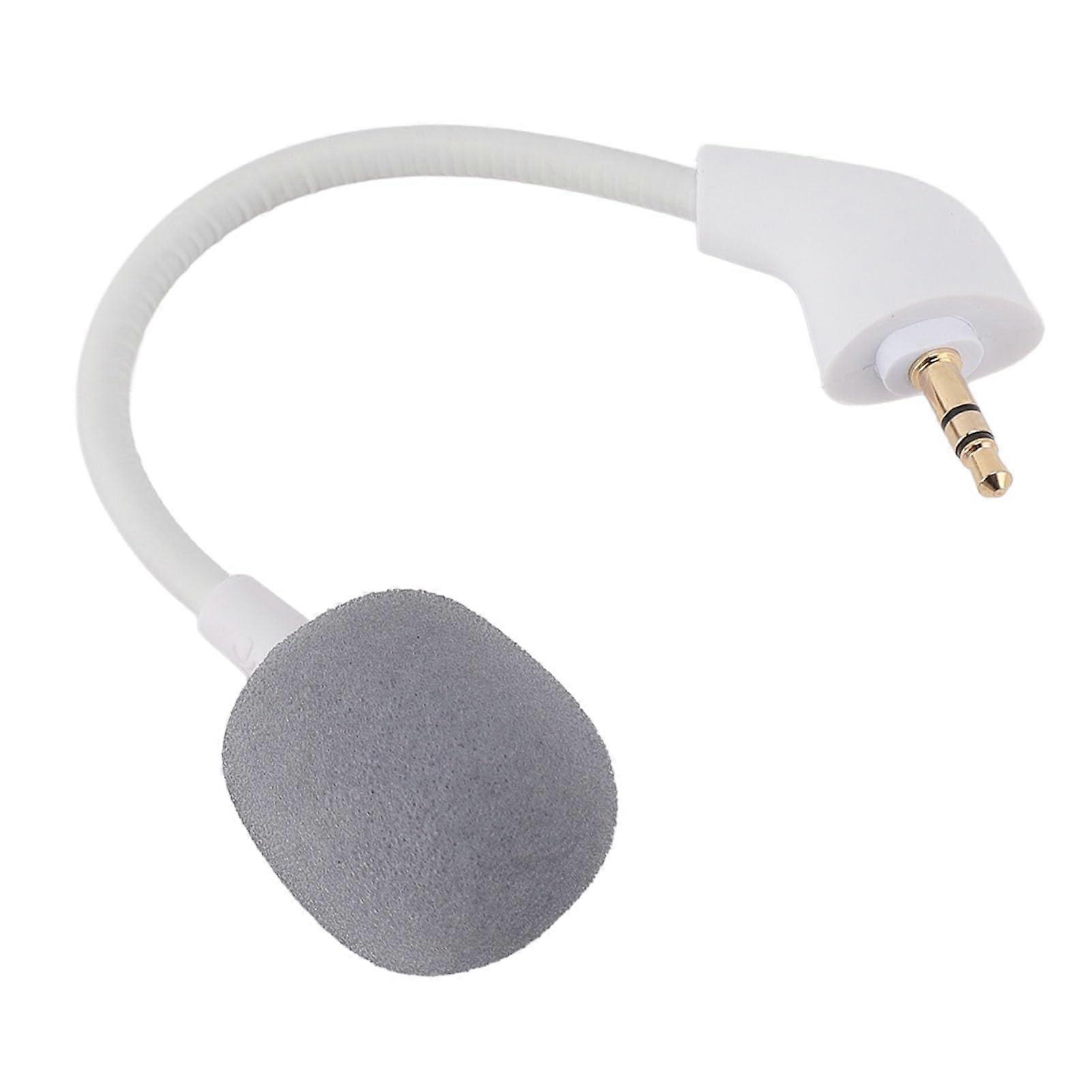 Mic Replacement for Cloud 2, Flexible 3.5mm GoldPlated Plug, Omnidirectional Mic Boom for Cloud II Headset