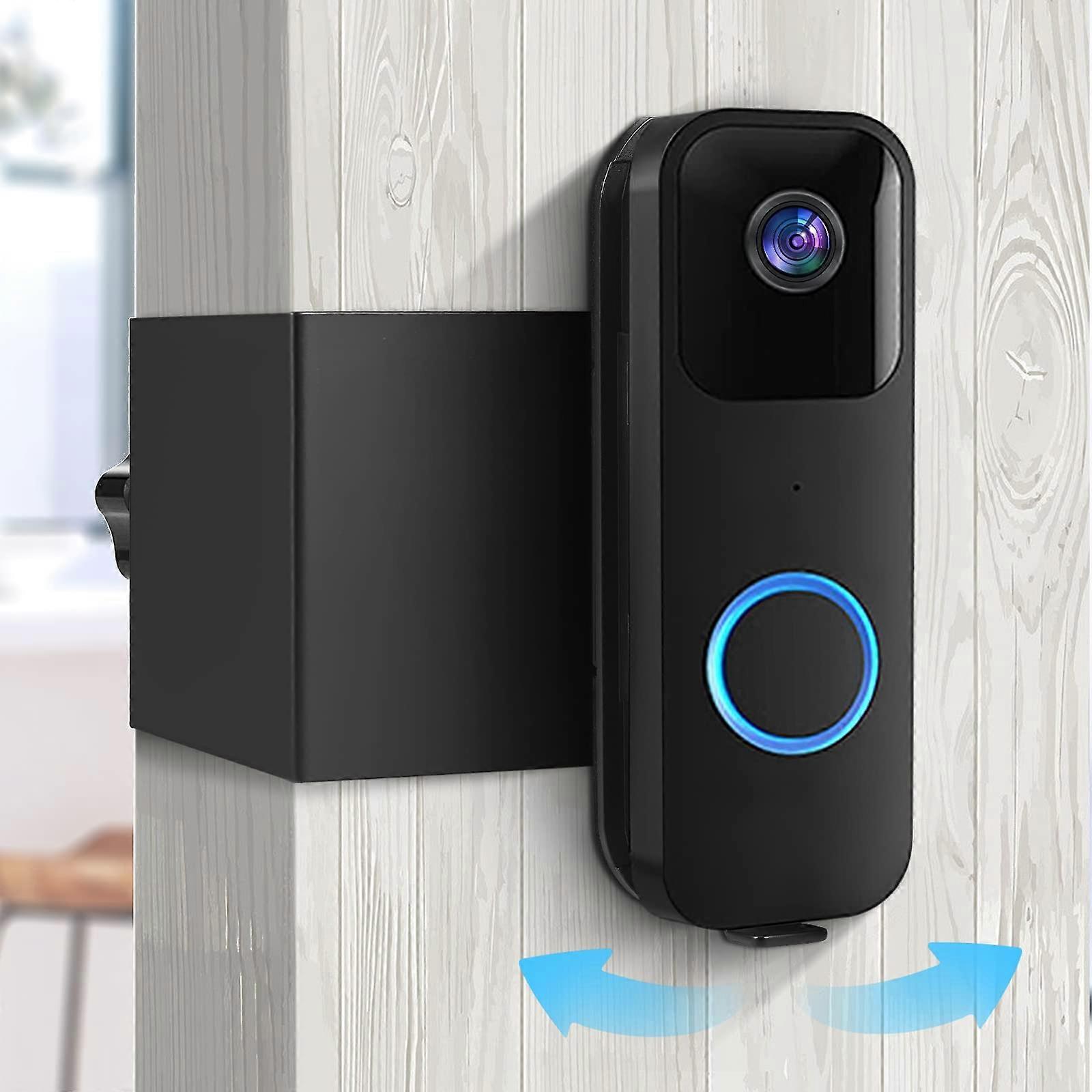 No Drill Mount with Adjustable 45° Angle and AntiTheft Lock for Blink Video Doorbell Apartment