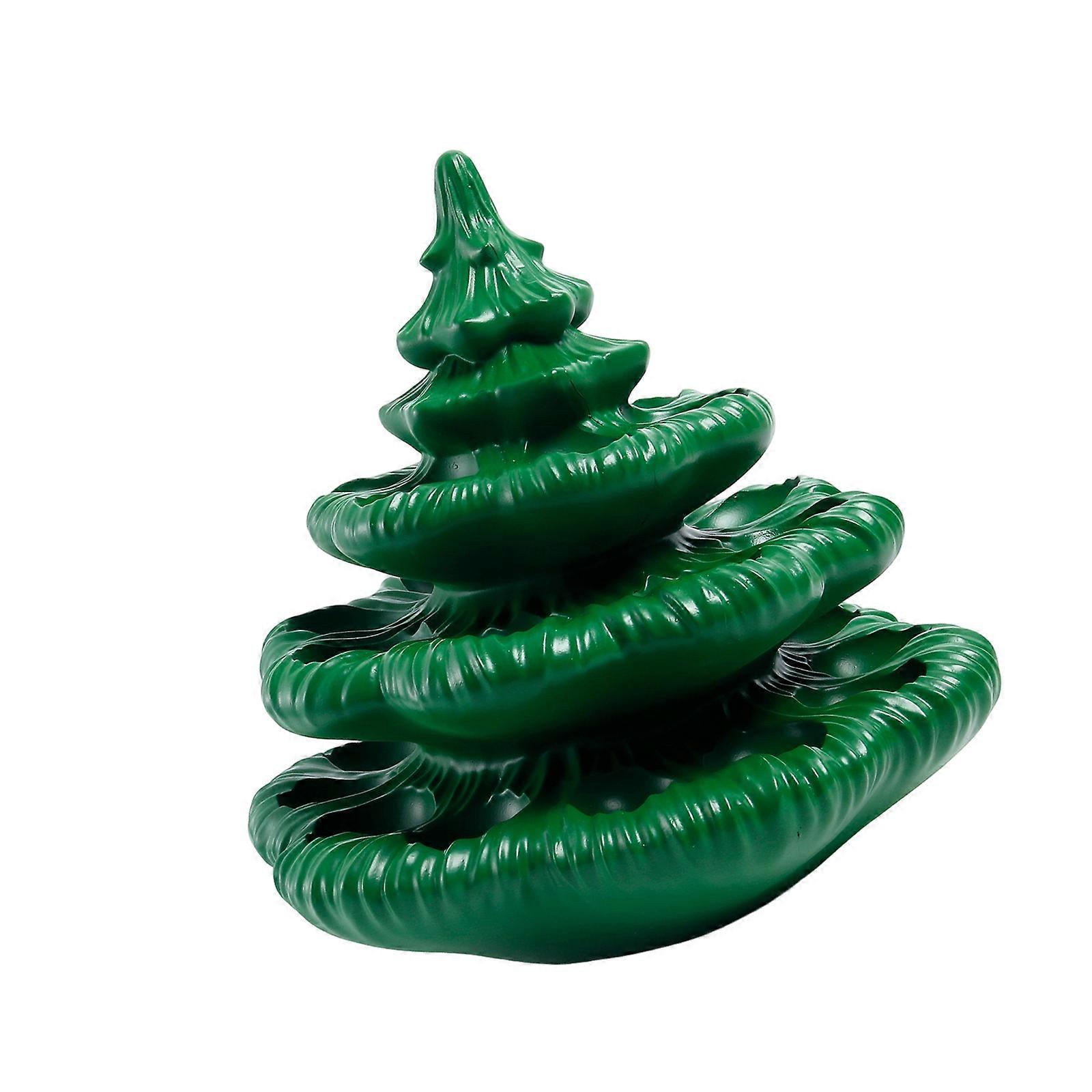 Durable Resin Devil Eggs Christmas Tree Tray Ideal for Family Event Festive Decors Practical Kitchen Storage Serving Solution  small