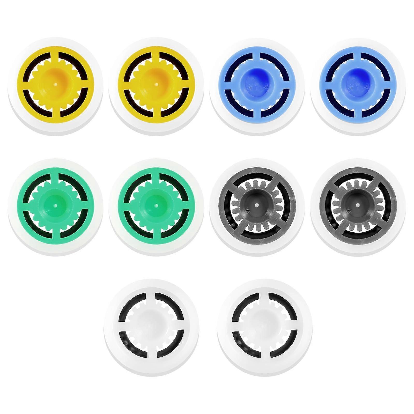 10 PCS Adjustable Shower Flow Restrictor Water Saver Head Reducer for Fixed Shower 0.63 Inch