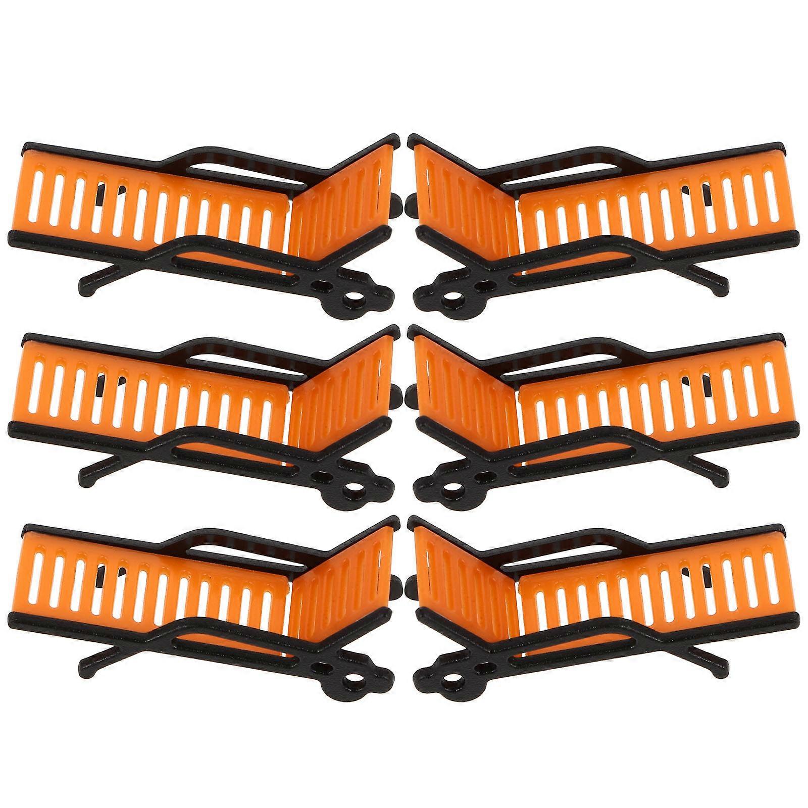 Miniature Beach Chair Model for Decor 6Pcs Plastic Mini Lounge Chairs