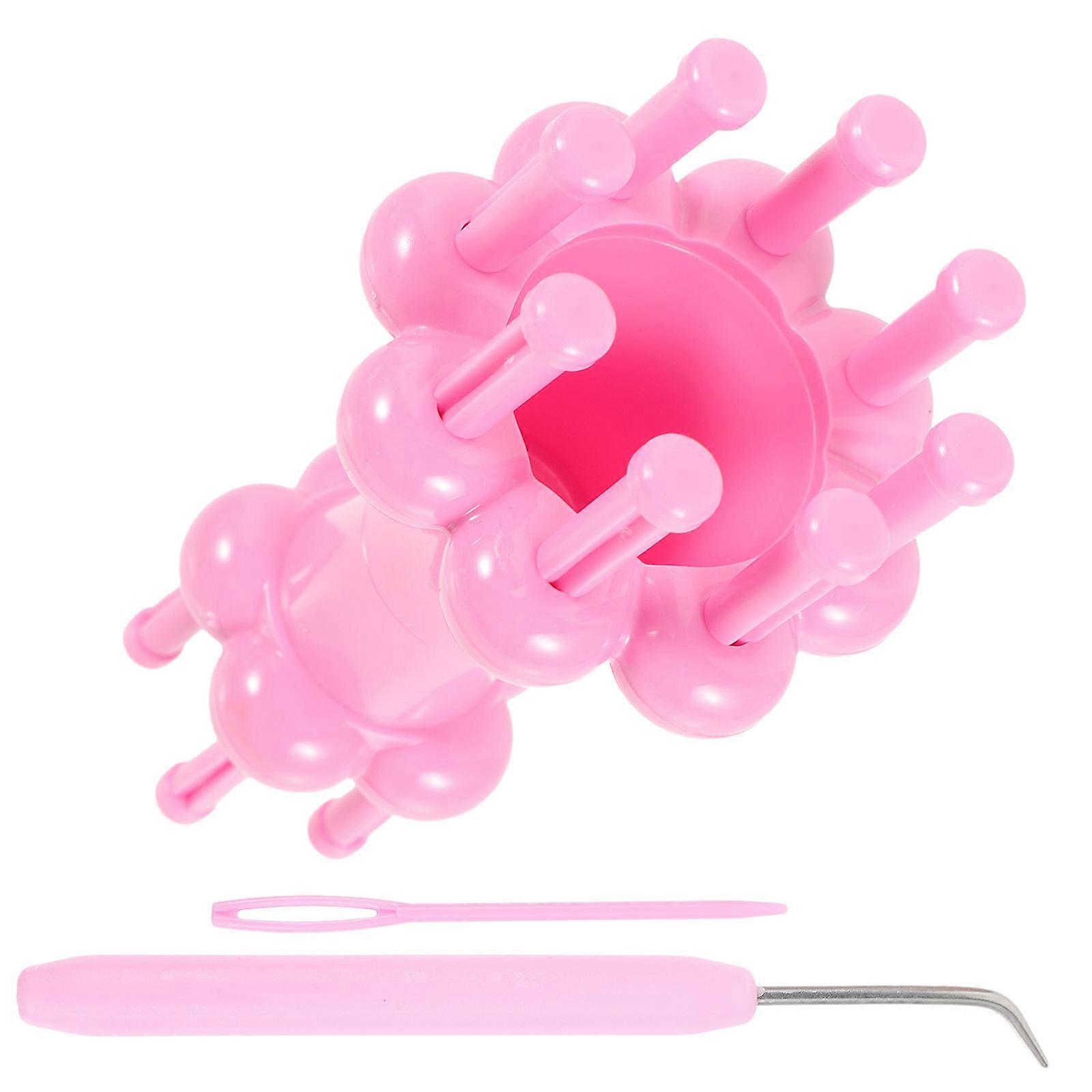 Crochet Rope Maker 11.5x5.5x5.5cm Weaving Enthusiasts Plastic 1Set