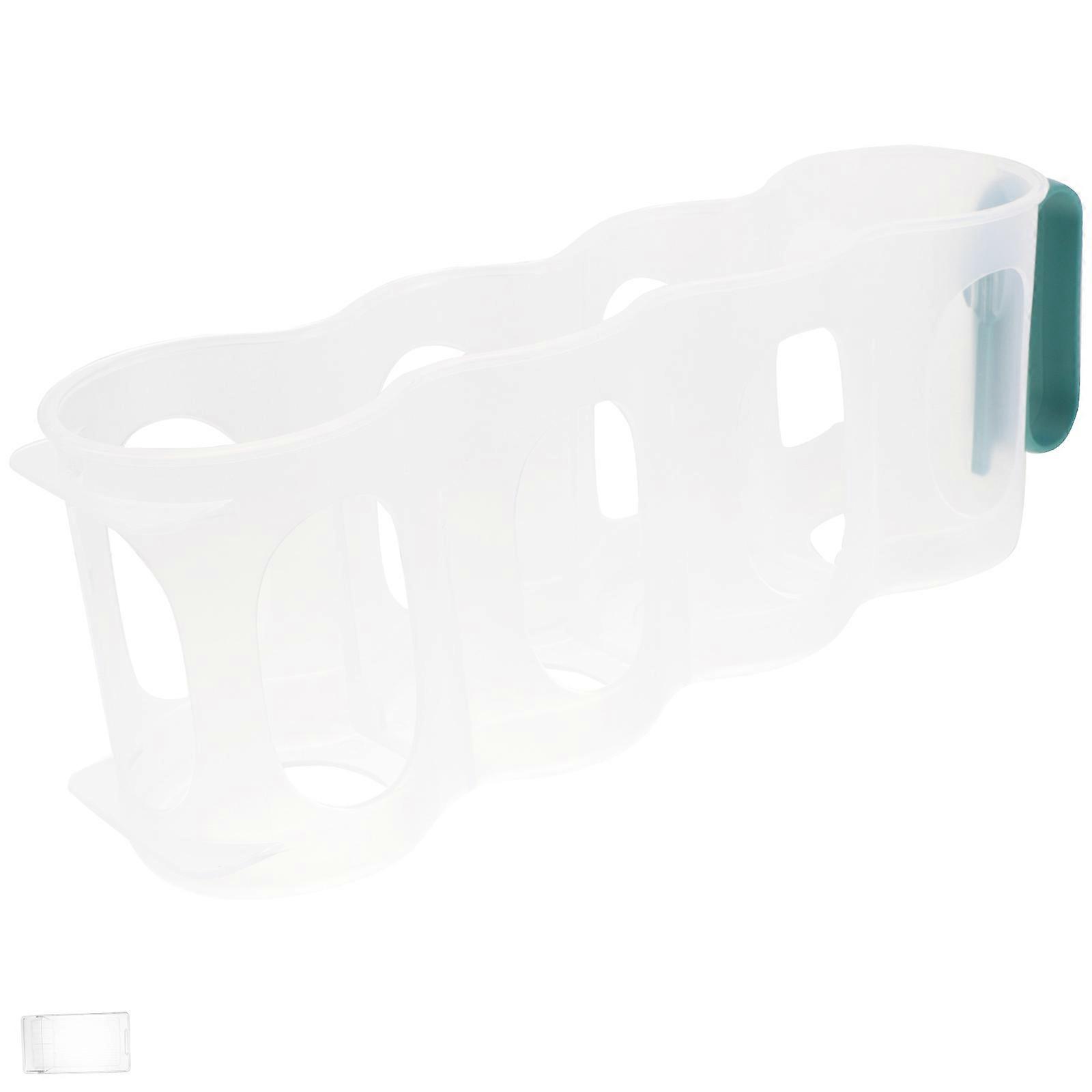 Can Organizer for Refrigerator with Storage Bin for Beverage Holding