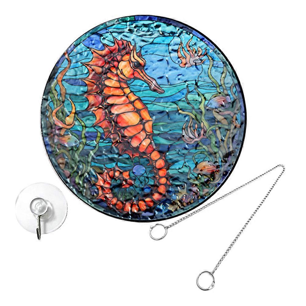 Parrot Shaped Acrylic Window Hanging Decor for Porch 2Sets