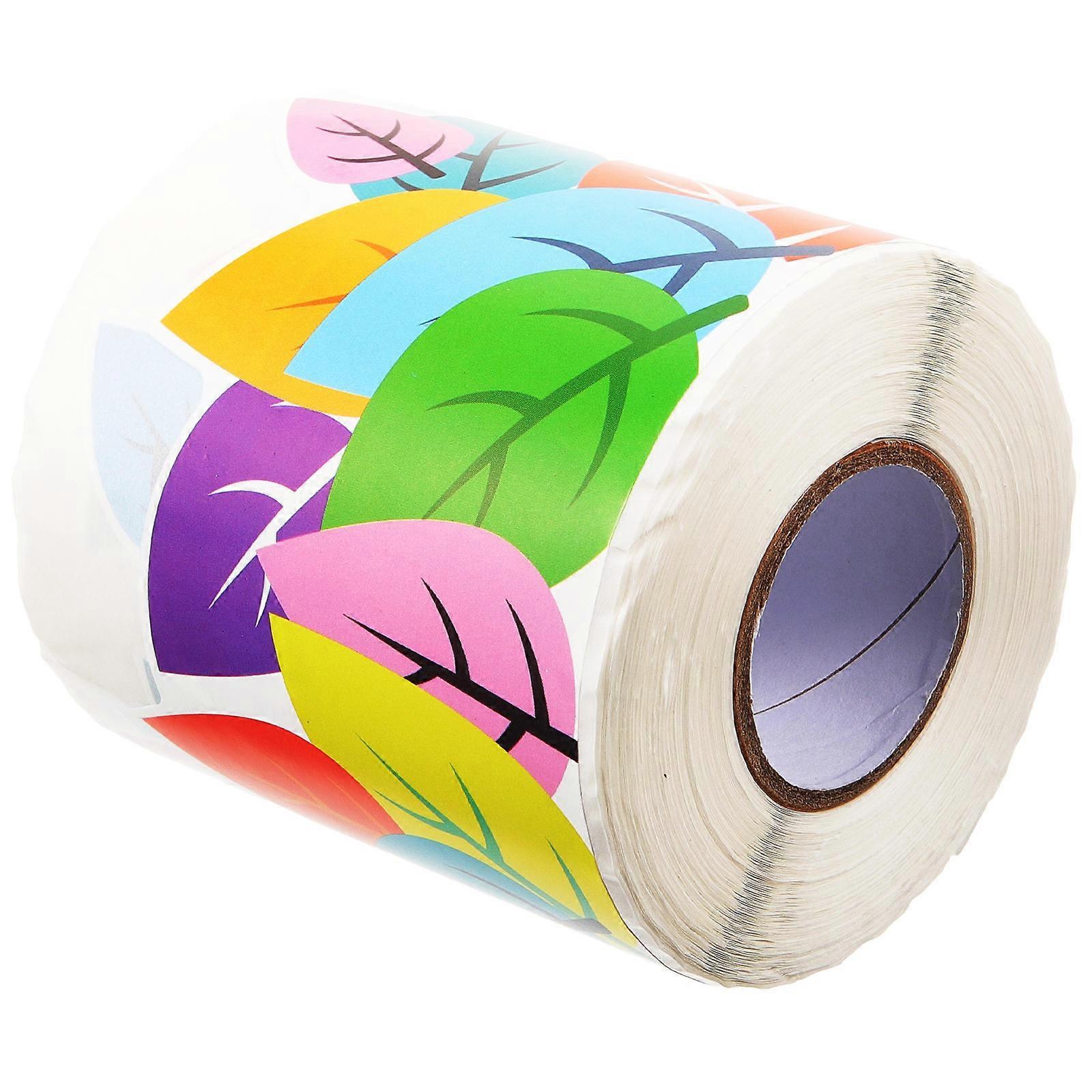 Bulletin Board Borders 2 Rolls Leaf Pattern Border Stickers Suitable For Classroom Decoration 2000x7cm Waterproof 2Pcs