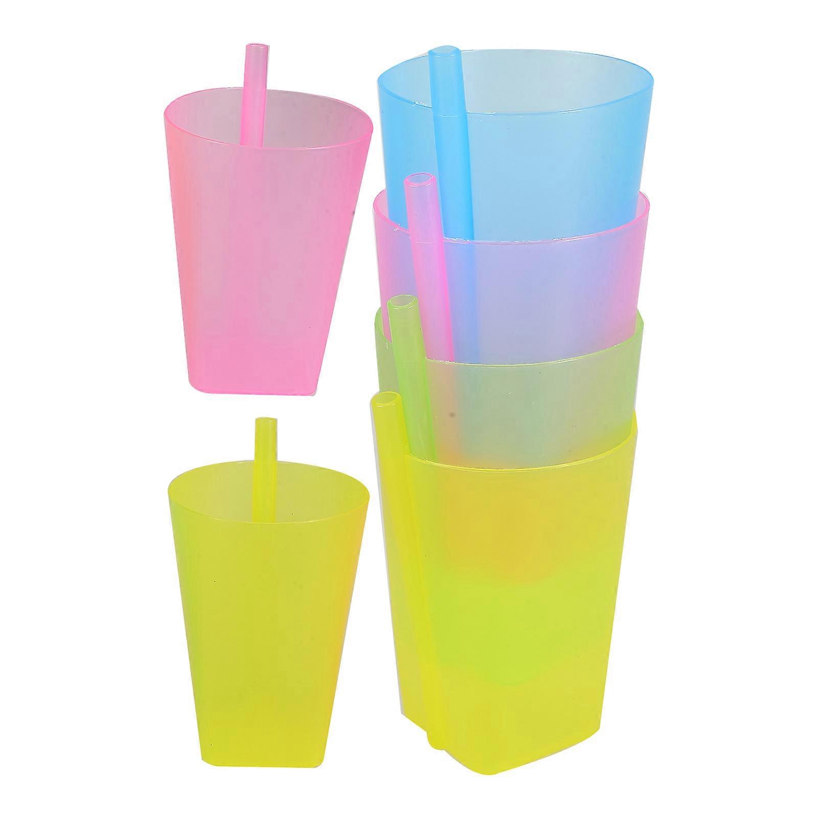 Children's Sippy Cups with Straw for Drinking 6Pcs Pack