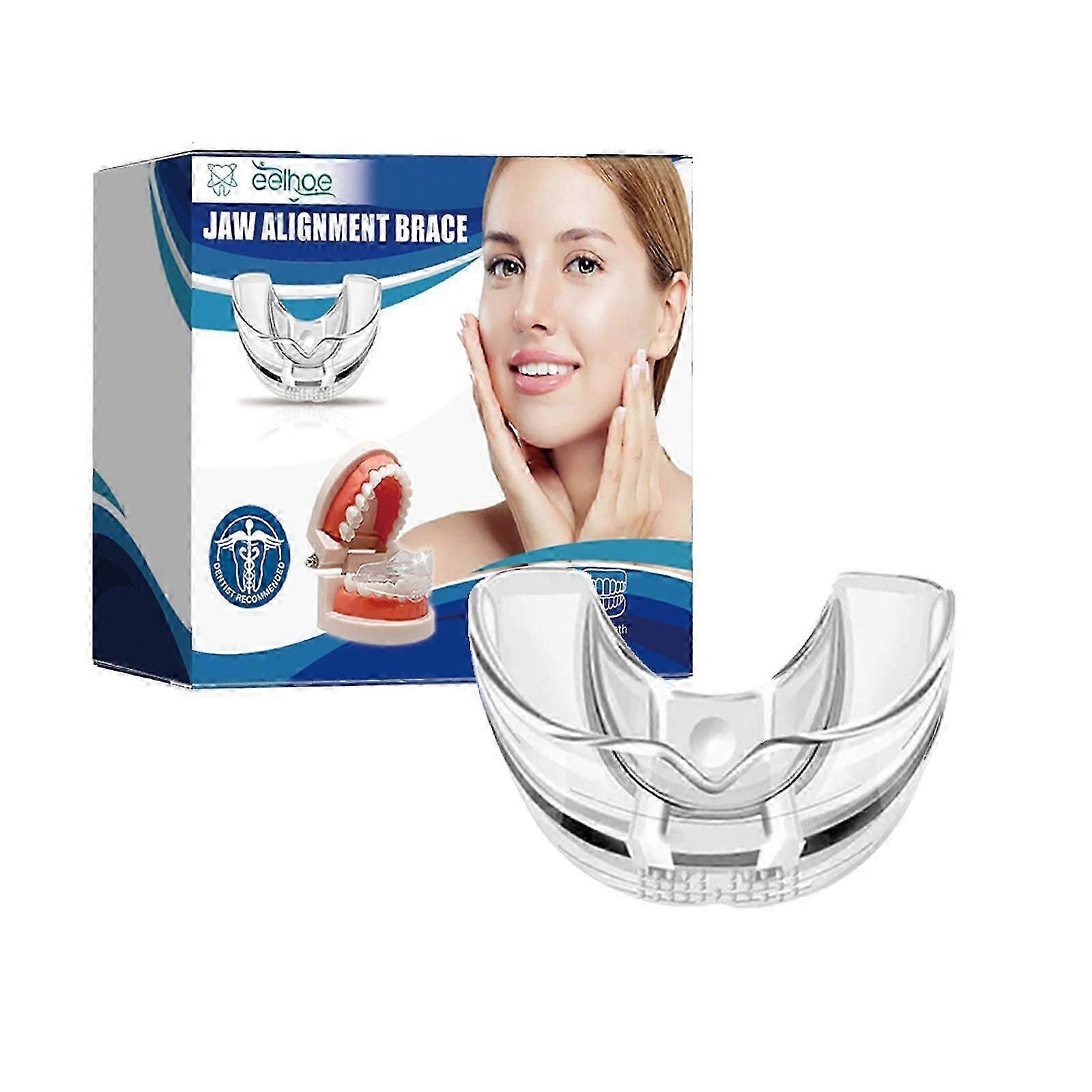 Effective Night Jaw Alignment Brace for Crooked Teeth & Deformity, Comfortable & Reusable