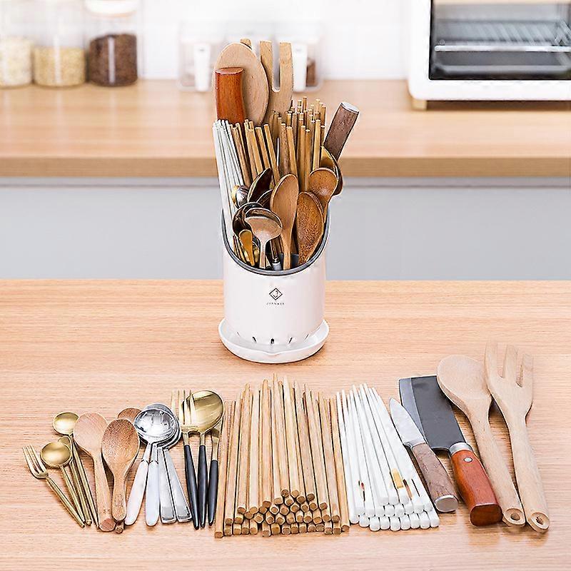 1pc Cutlery Storage Holder Plastic Drainer Drain Containers Drying Rack Tableware Table Knife Spoon Fork Container Kitchen Tool
