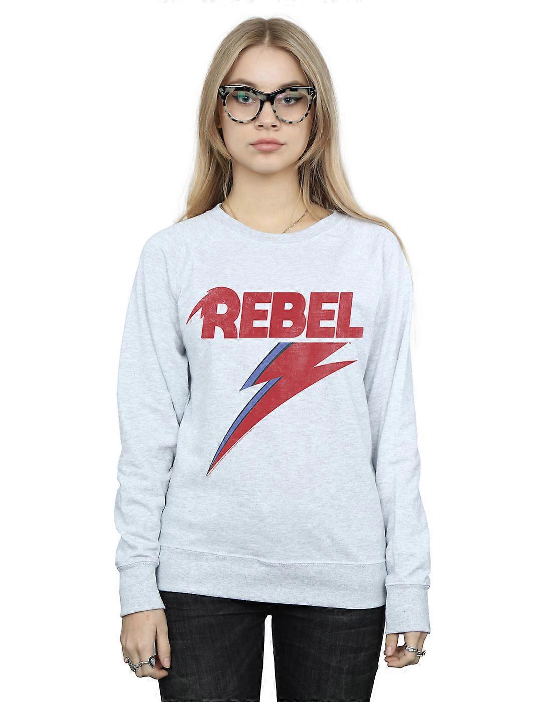 David Bowie Women's Distressed Rebel Sweatshirt