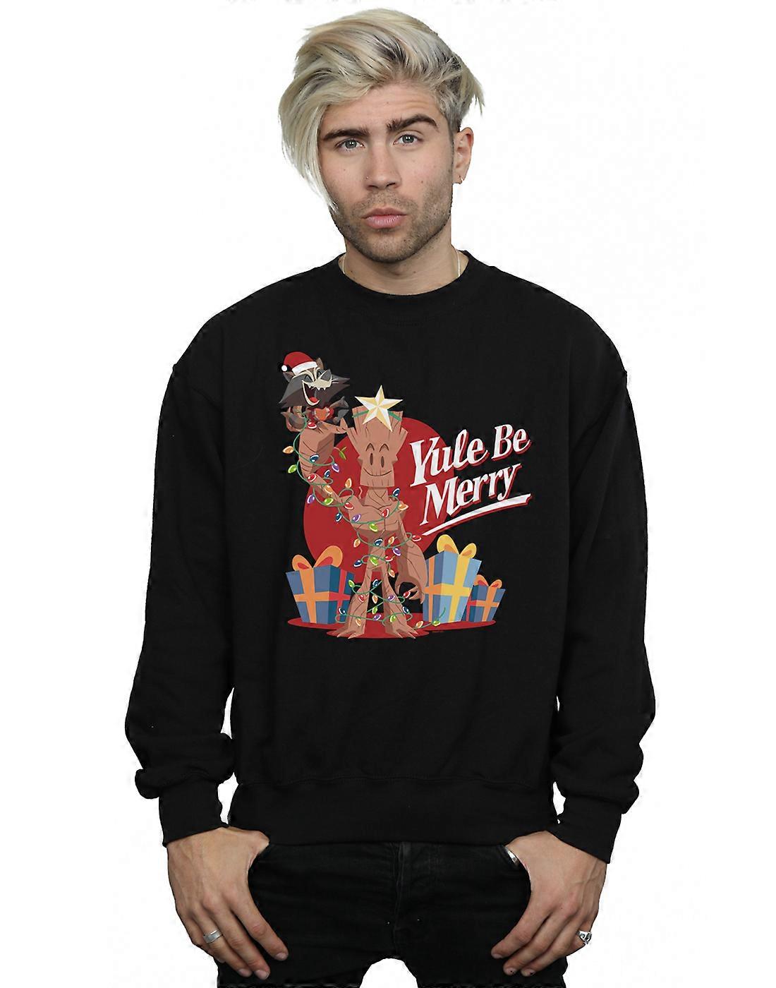 Marvel Men's Yule Be Merry Sweatshirt