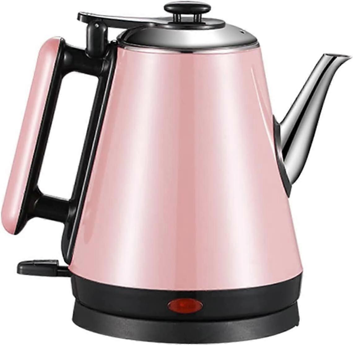 1.2L Double Layer Electric Kettle, Quick Boiling Cordless Kettle with Temperature Control, Pink