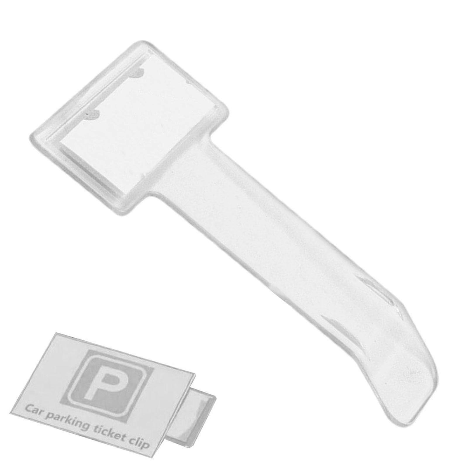 Car Ticket Holder with Clear Display and Waterproof Adhesive for Windshield Parking Documents