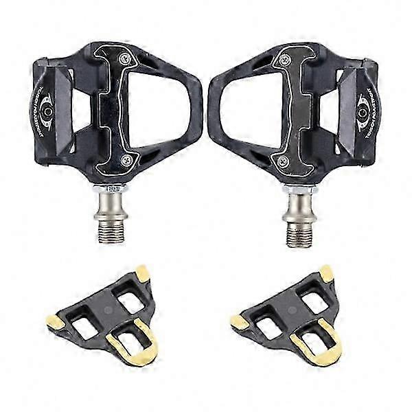 Cycling Pedals with Cleats for Road Bikes - Black SPD-SL System Clipless Design