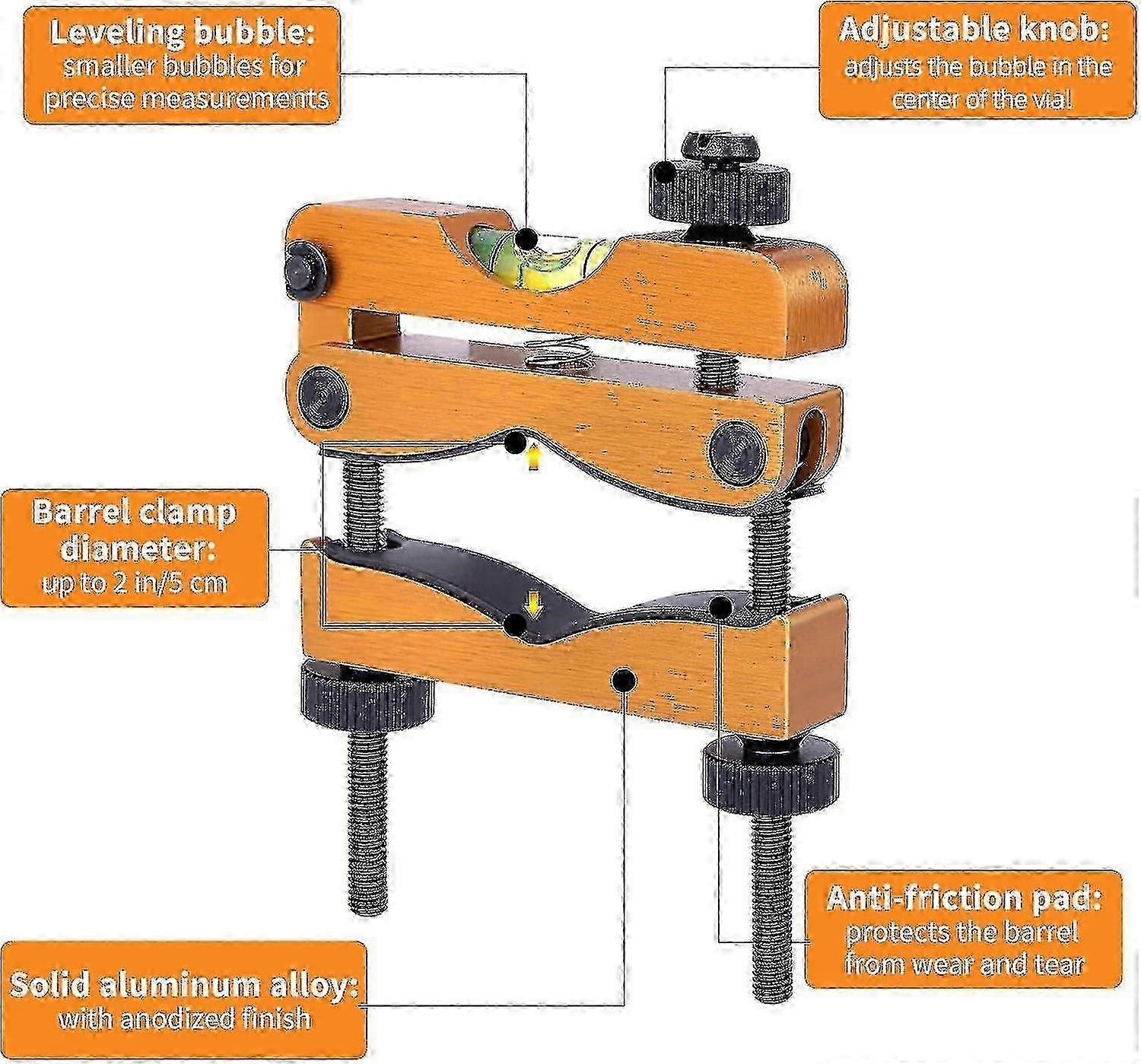 Scope Leveling Kit, Magnetic Universal Leveling Tool