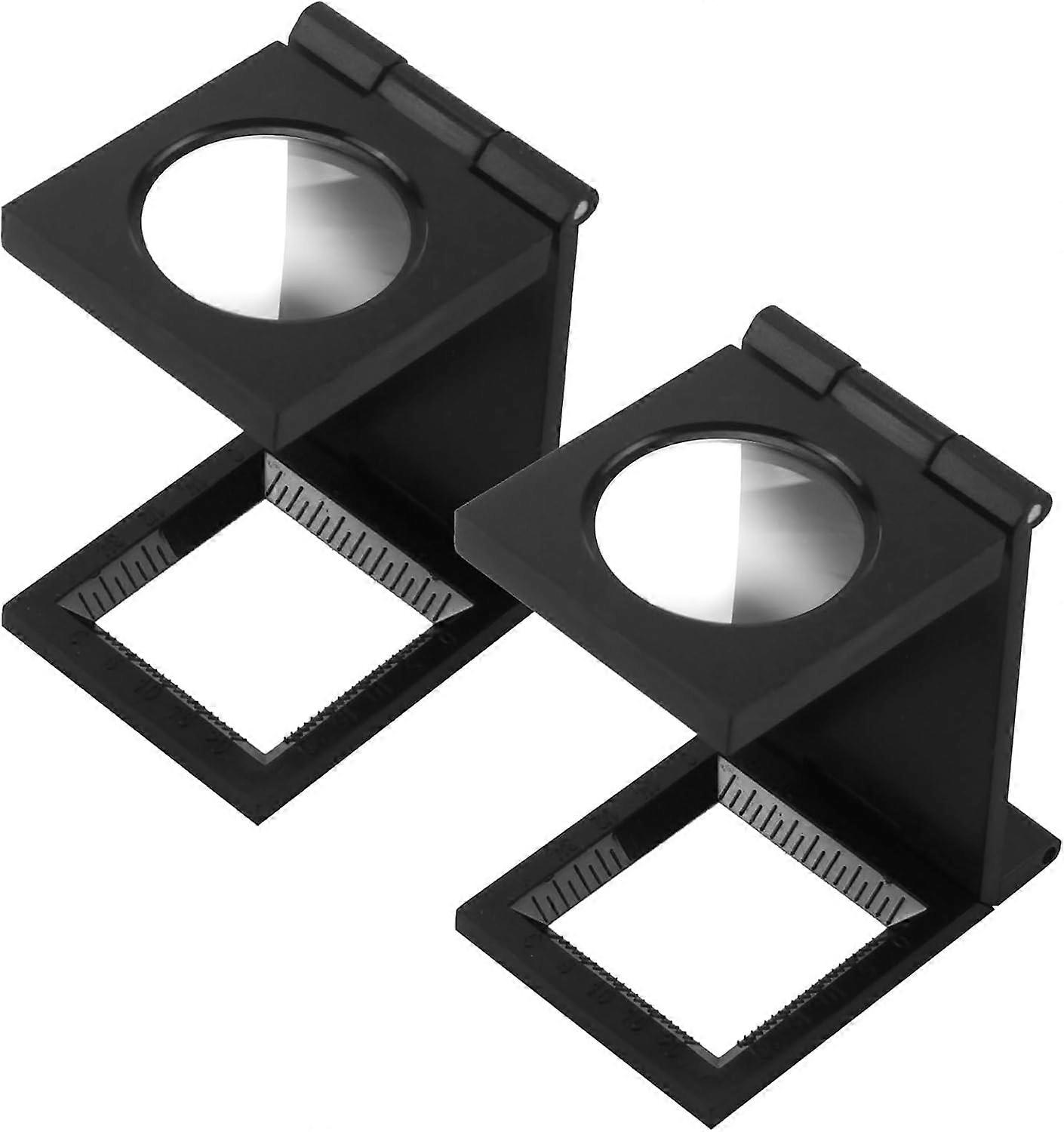 2-Pack Desktop Magnifying Glass with Threaded Counter