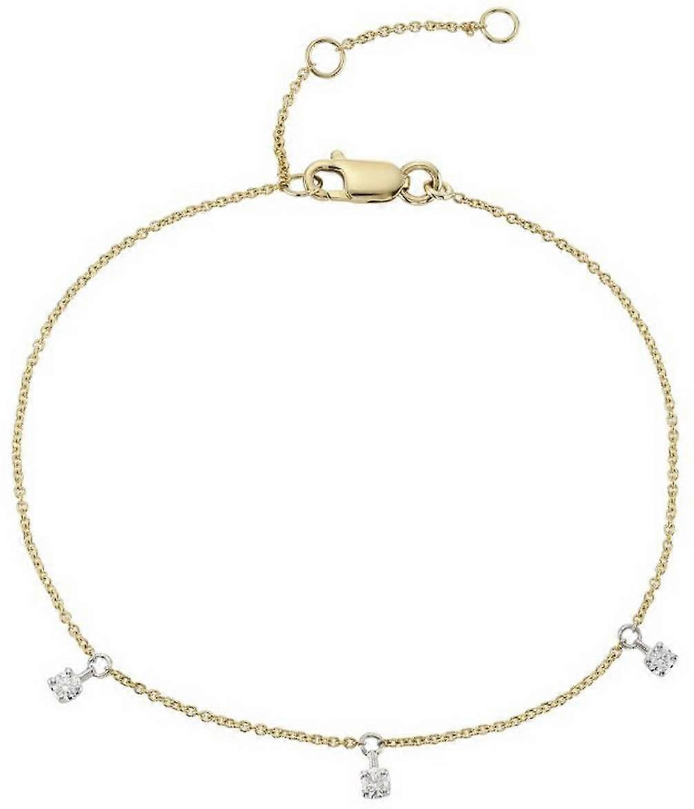 Mark Milton Diamond Bracelet - Yellow Gold/Clear