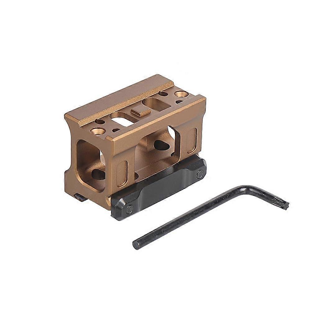 Red Dot Scope Mount with Quick Height Adjustment for T1 T2, 7075T6 Picatinny Riser, Tan