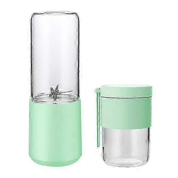 Small Automatic Fruit Juicer, Wireless Easy to Use 400ml Fruit Extractor Cyan