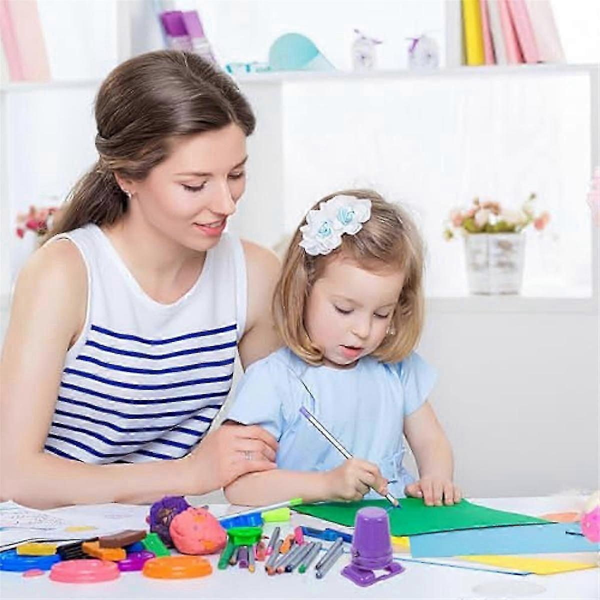 Red Clockwork Legged Robot DIY Materials Christmas Clockwork