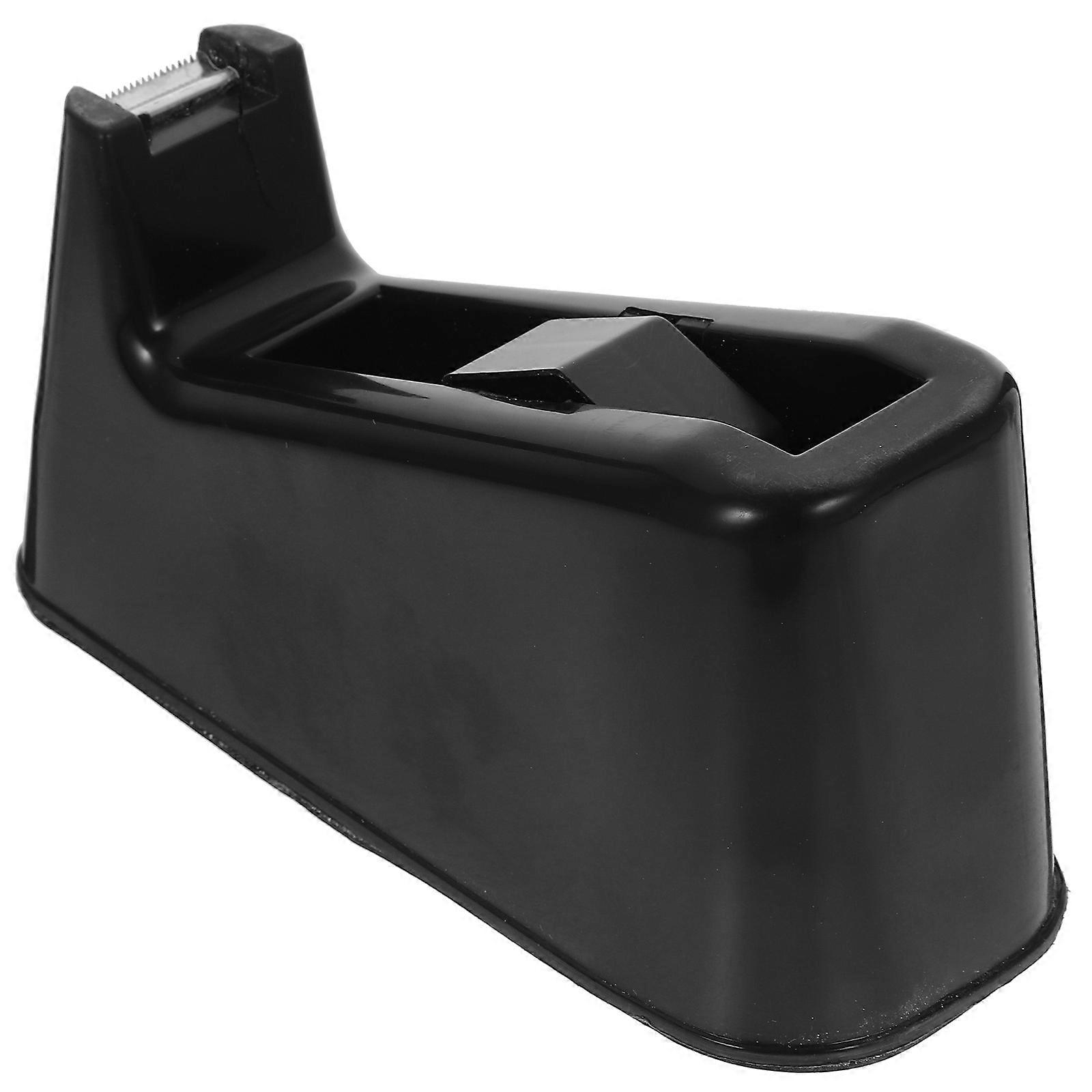 Office Tape Holder Black Tape Cutter for School Efficient Dispenser