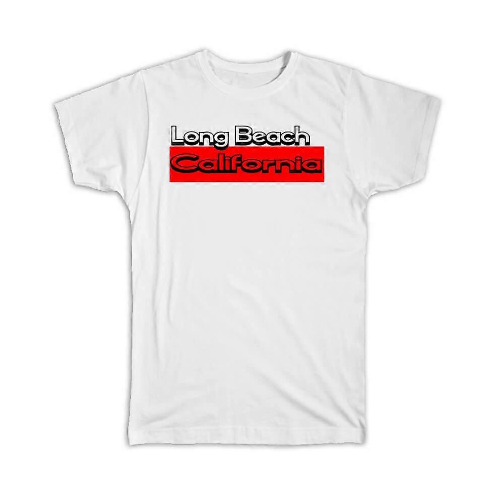 Gift T-Shirt: Long Beach California Rectangle