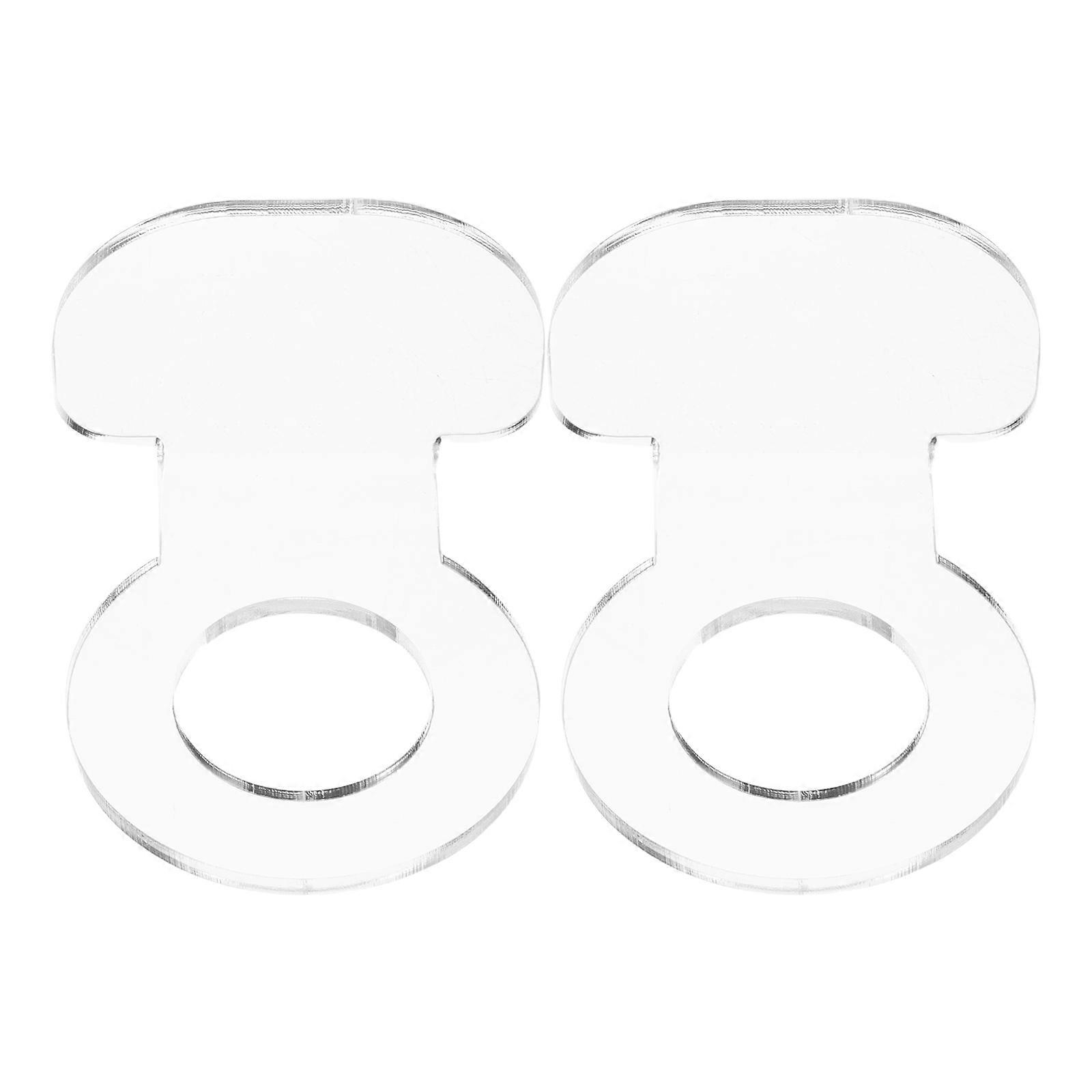 Bat Holder Acrylic Ball Holder Wall Mount for Stable Practice 6Pcs