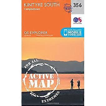 OS Explorer kaart actief (356) Kintyre South (OS Explorer actieve kaart)