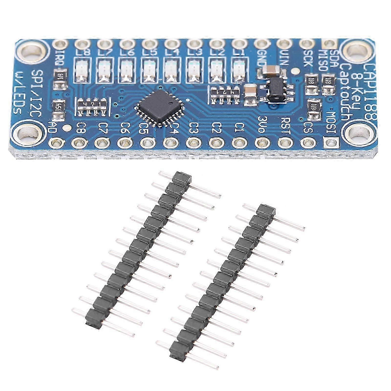 Capacitive Touch Module Sensor Cap Digital 8 Button Key Interface Switch I2C SPI CAP1188 Edition 0228