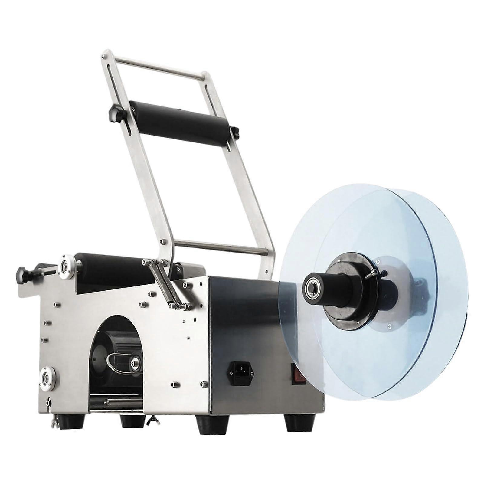 SemiAutomatic Round Bottle Labeling Machine with Speed Smart Sensor, Adjustable 2 in 1 Coding