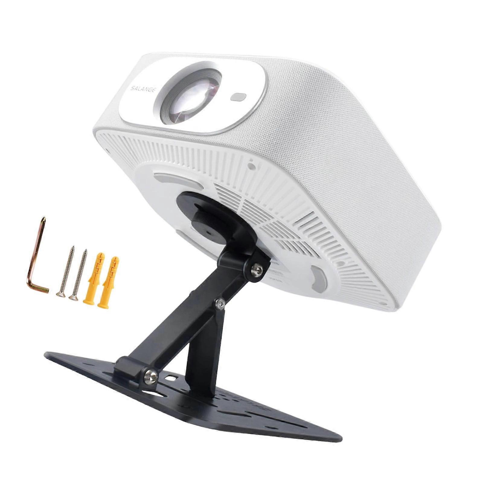 Space Saving Projector Stand Foldable 26mm Thick 11lbs Load Capacity Slip Proof Triangular Base Quick Adjustment