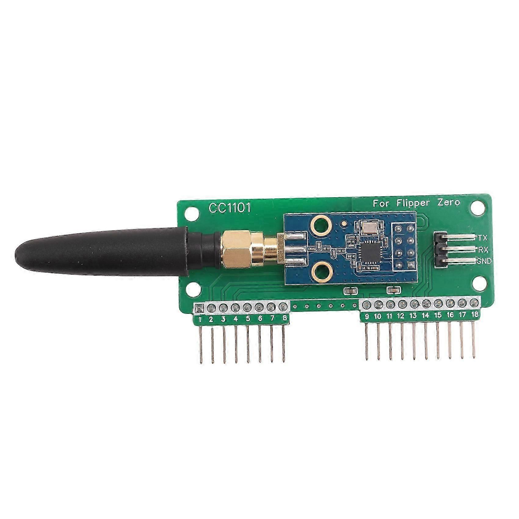 For Flipper Zero CC1101 Module SubGhz Module with Antenna 433MHz Wider Coverage