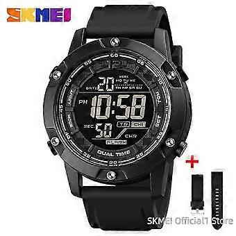Waterproof Digital Sport Watch for Men, Military Style Wristwatch with Countdown Timer, 100M Durability, Electronic Clock for Outdoor Activities