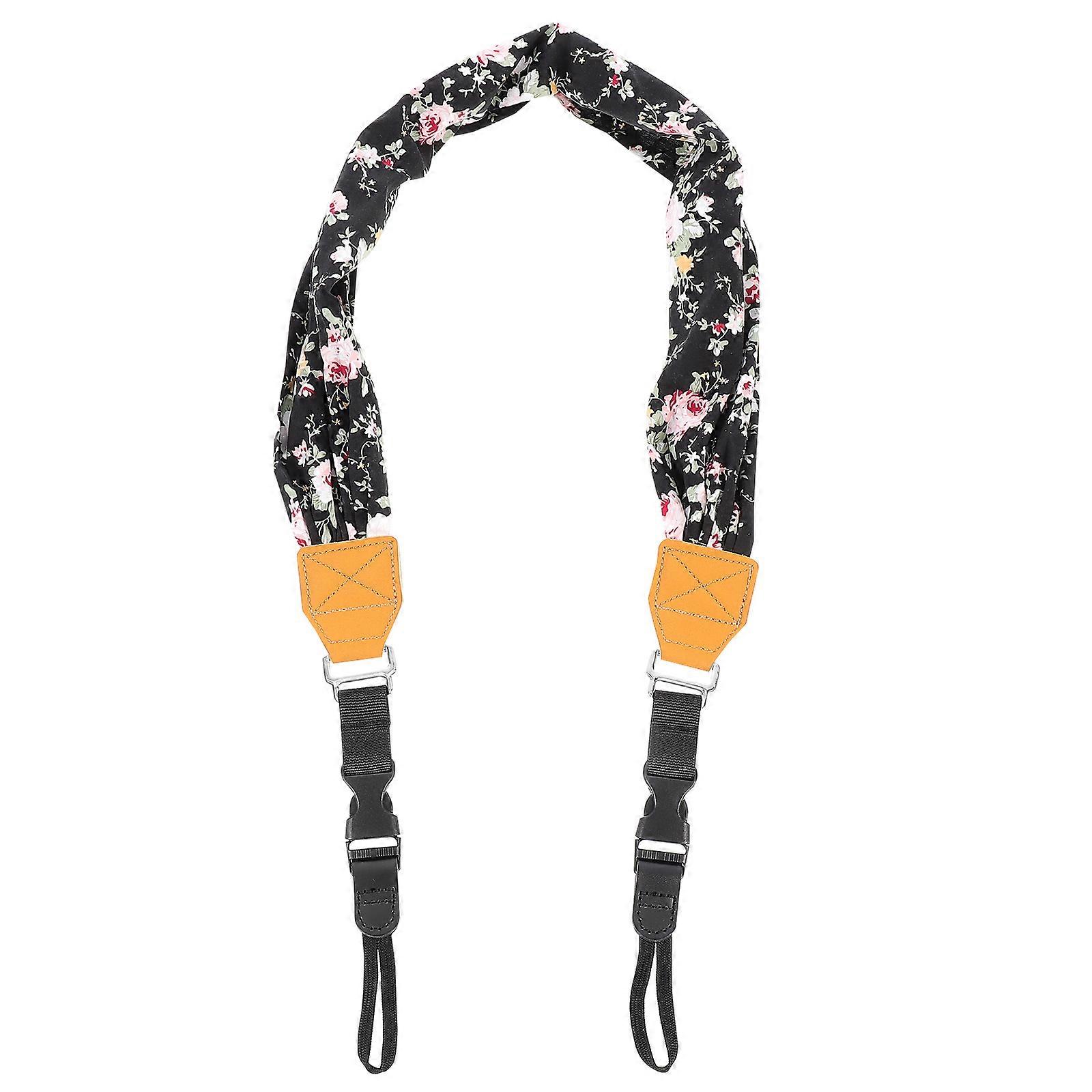 Camera Shoulder Strap for Digital Camera with Scarf Pattern Cotton Material 1Pcs