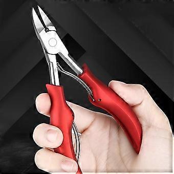PurewH Voetnagelknipper Professionele Teennagelknipper voor Ingegroeide Teennagels Mannen Senioren Pedicure Kniptang (Kleur: Zwart, Maat: 1) Zwart 1 Zwart 1