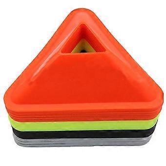 Football Training Disk Triangle Sign Plate for Outdoor Use 20Pcs