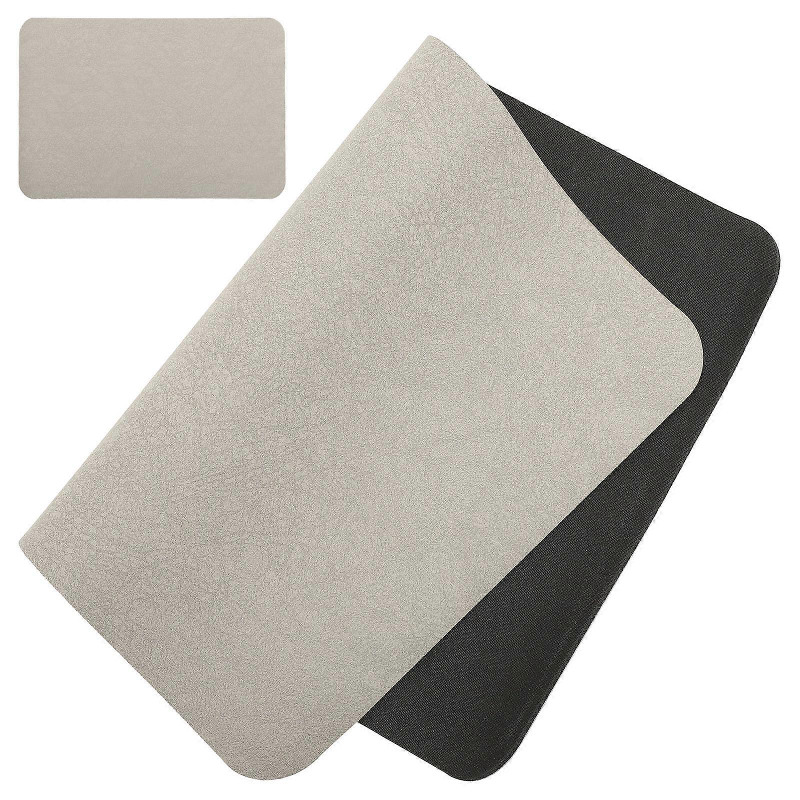 Grey Soft Diatom Mud Quick-Drying Door Mat for Home Use