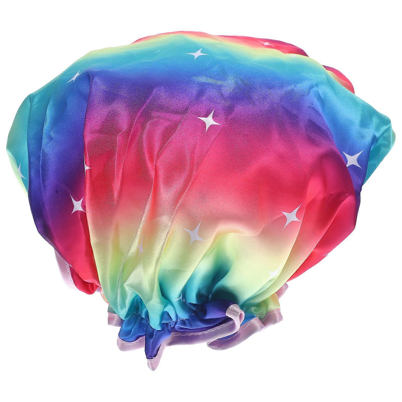 Durable Waterproof Bath Cap Multi-Function Hair Dry Cap for Use Multi