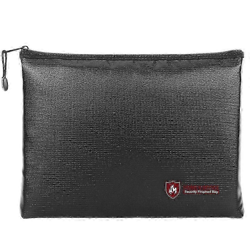 SHVY-1pc Borsa portadocumenti ignifuga e impermeabile (nera)