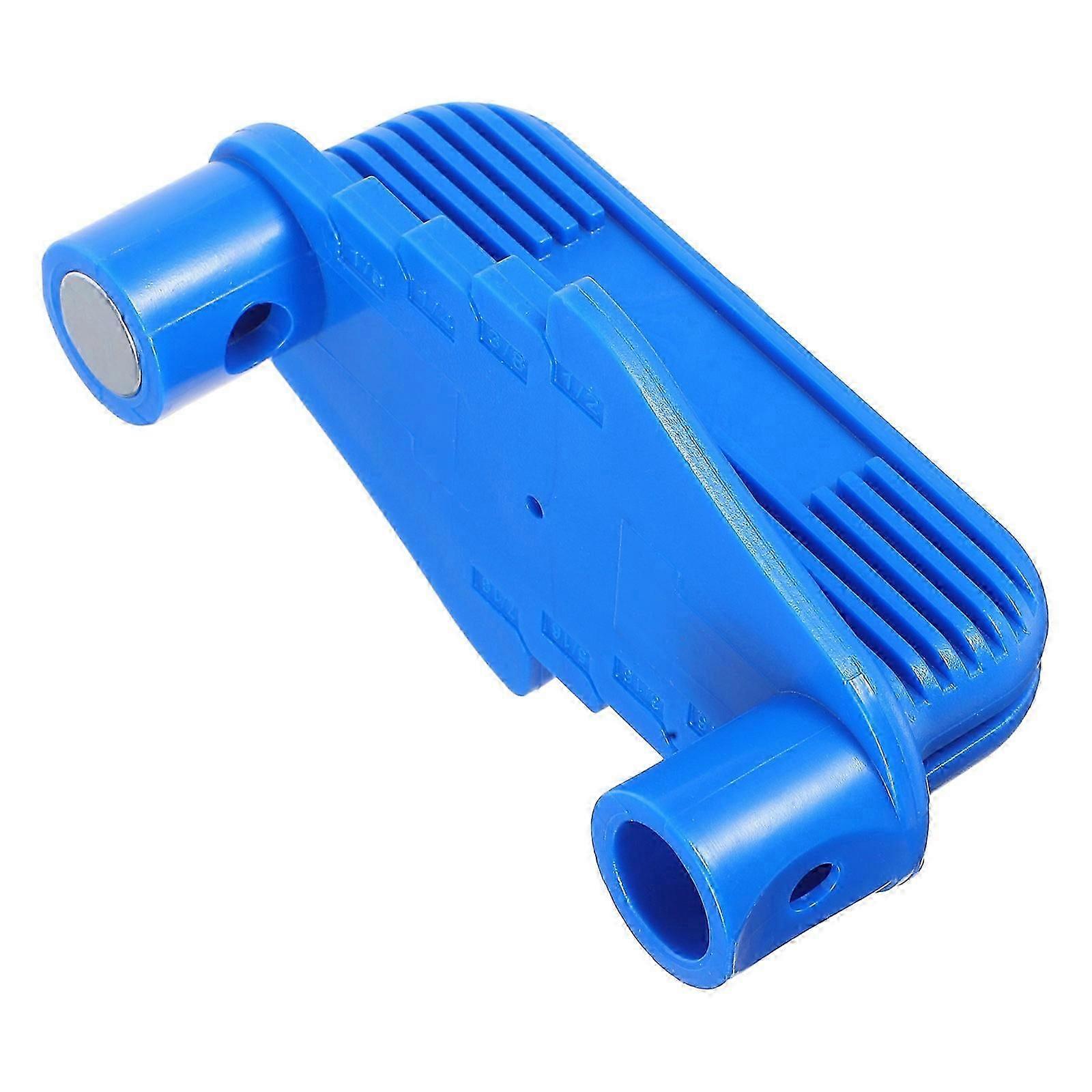 Blue Plastic Woodworking Tool for Precise Center Line Marking