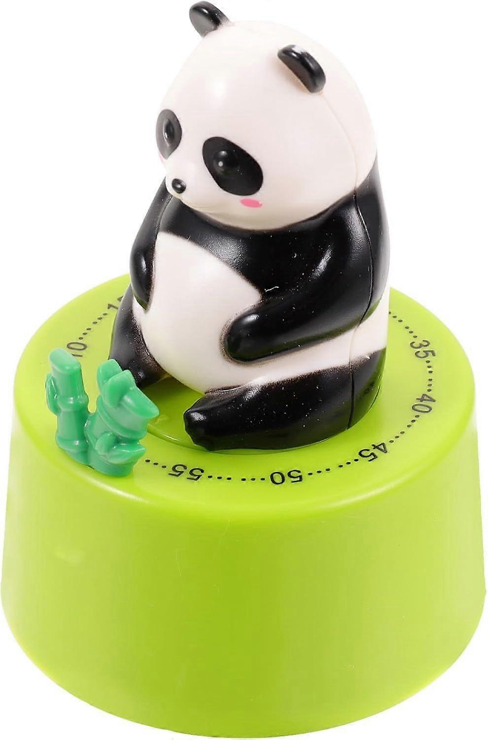 Mechanical Kitchen Timer Panda with Countdown Compact Cooking Design